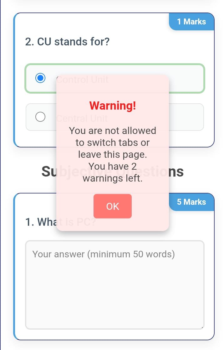 AI Marking System